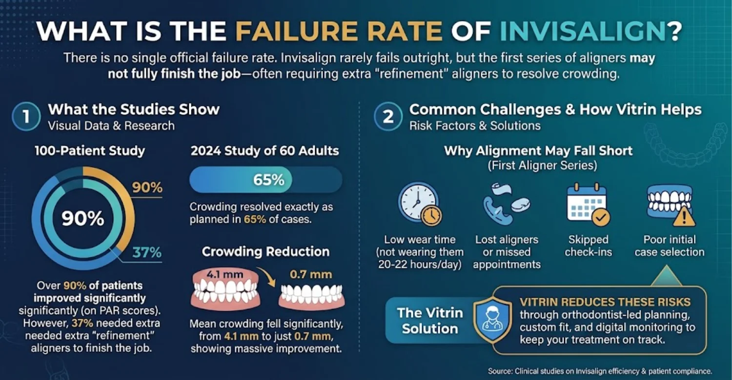 Invisalign for crowded teeth INFOGRAPHIC